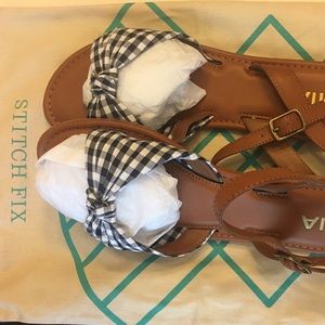 Neala Gingham Sandal